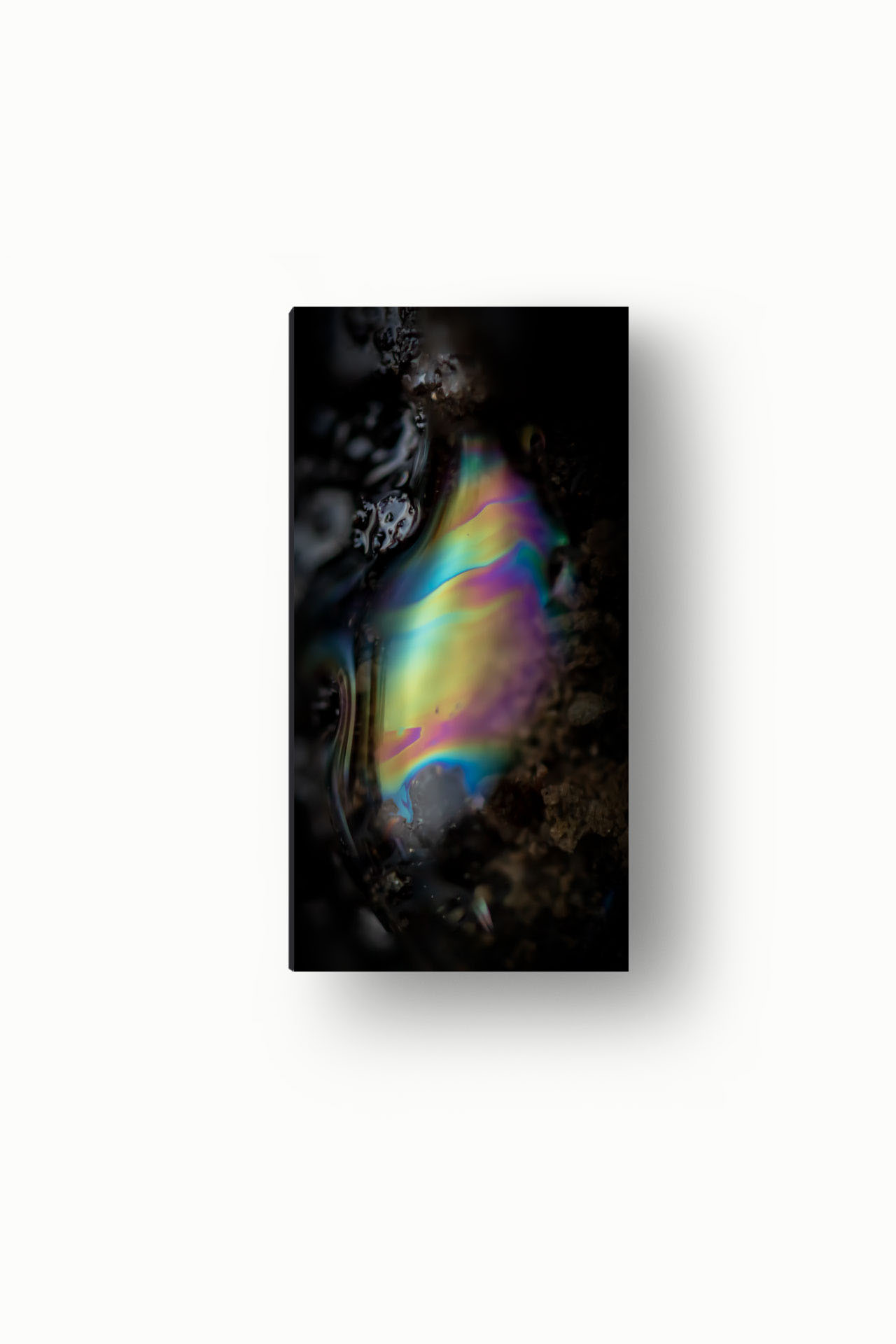 Interference IX contemporary mixed media fine art by artist Lucas Seaward from Edmonton, Alberta (24inch x 48inch)